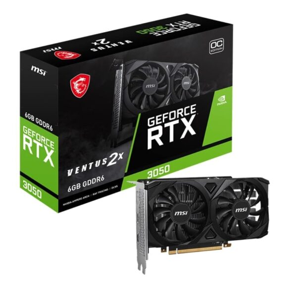 MSI RTX 3050 Ventus 2X OC 6GB Graphics Card