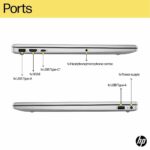 HP 15-fd0549TU Laptop 13th Gen Intel Core i5-1334U, 8GB DDR4 RAM, 1TB SSD, 15.6" FHD, Intel Iris Xe Graphics, Windows 11, MS Office 2024, Backlit Keyboard, Wi-Fi 6, Bluetooth 5.3, Natural Silver, 1.59 Kg, Essential Bag - Image 2