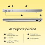 HP 15-fc0389AU Laptop AMD Ryzen 5 7530U, 16GB DDR4 RAM, 512GB SSD, 15.6" FHD Display, Windows 11, MS Office H&S 2024, Backlit Keyboard, Wi-Fi 6, Bluetooth 5.3, Natural Silver - Image 7