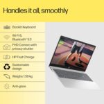 HP 15-fc0389AU Laptop AMD Ryzen 5 7530U, 16GB DDR4 RAM, 512GB SSD, 15.6" FHD Display, Windows 11, MS Office H&S 2024, Backlit Keyboard, Wi-Fi 6, Bluetooth 5.3, Natural Silver - Image 4