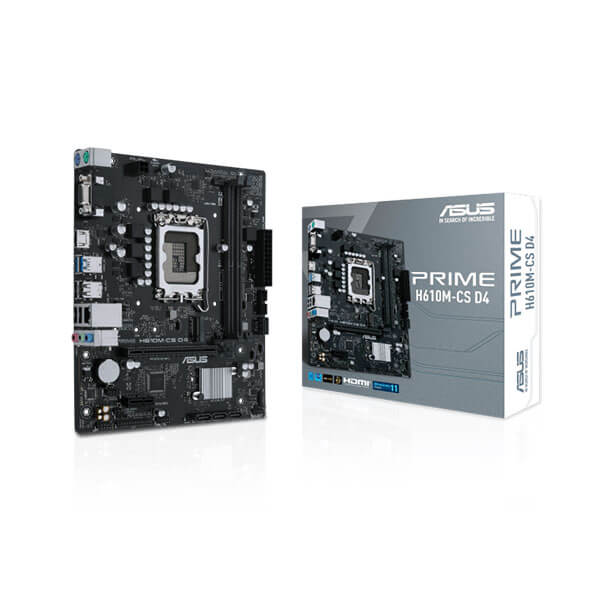 ASUS Prime H610M-CS D4 Motherboard – LGA1700 mATX DDR4