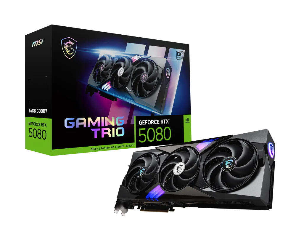 MSI RTX 5080 GAMING TRIO OC