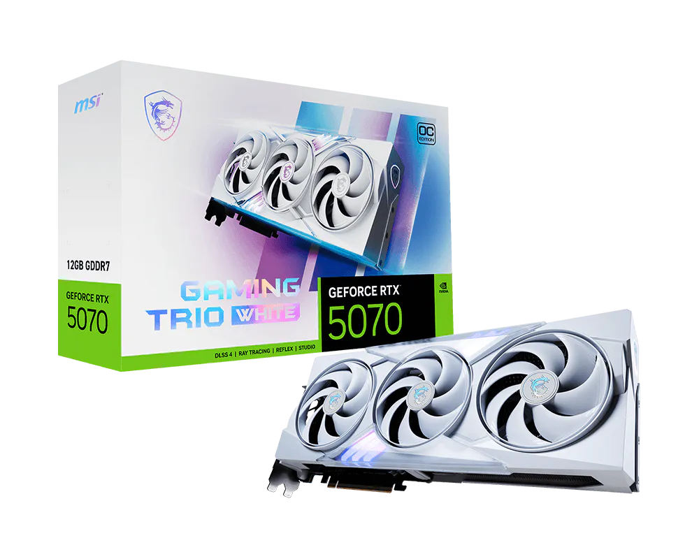 MSI RTX 5070 GAMING TRIO OC WHITE