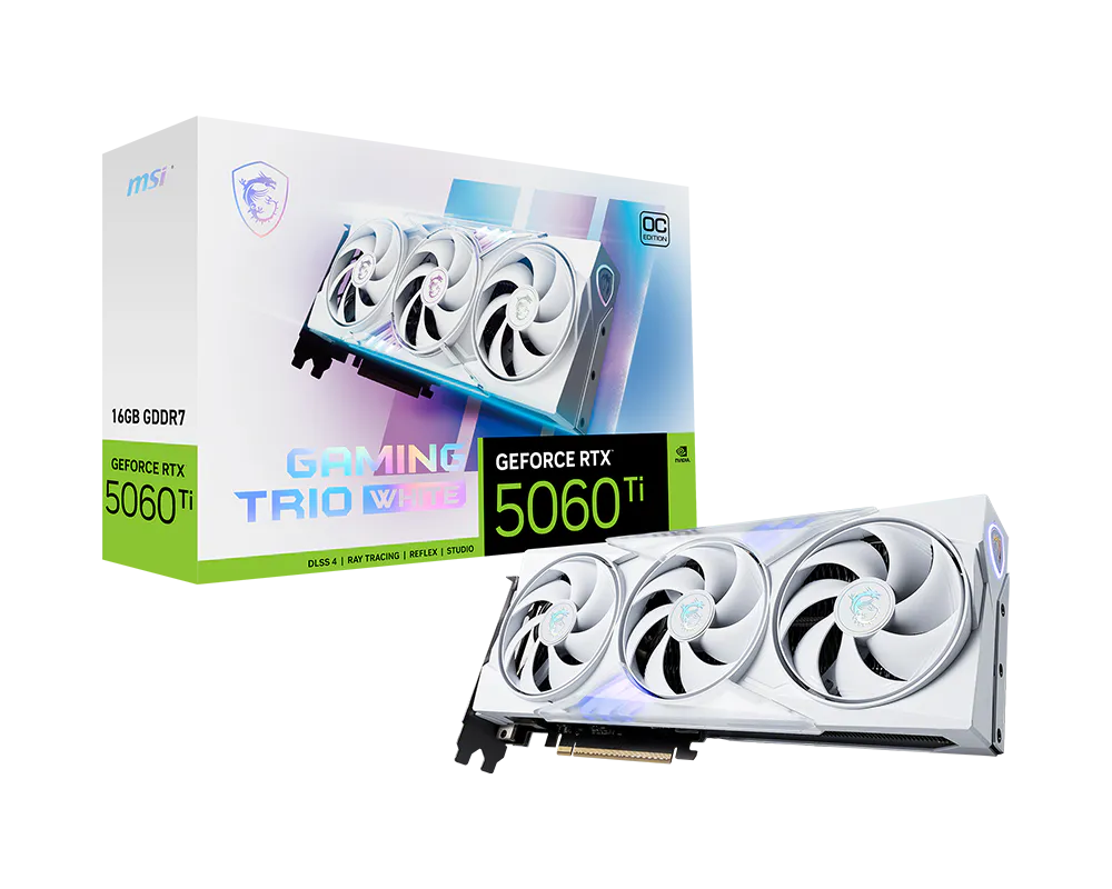 MSI RTX 5060 Ti Gaming Trio White