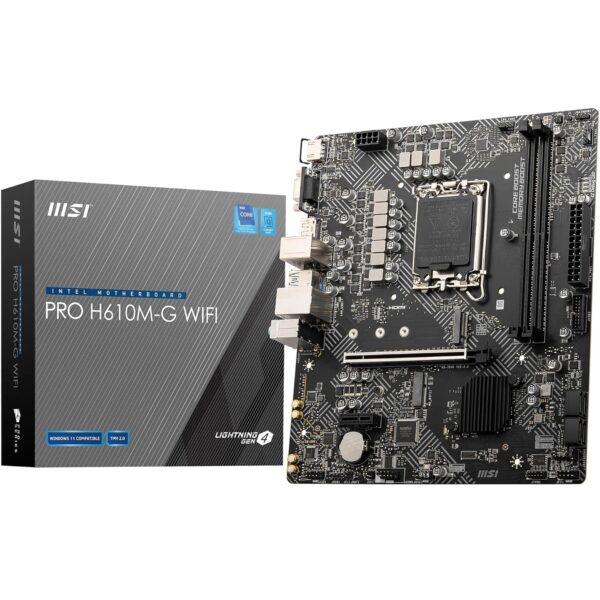 MSI PRO H610M-G WiFi Motherboard
