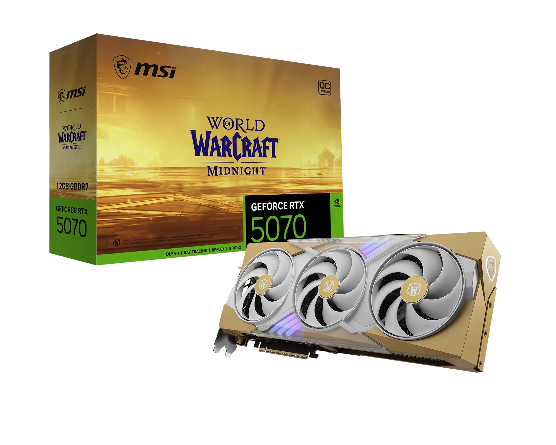 MSI RTX 5070 World of Warcraft Edition