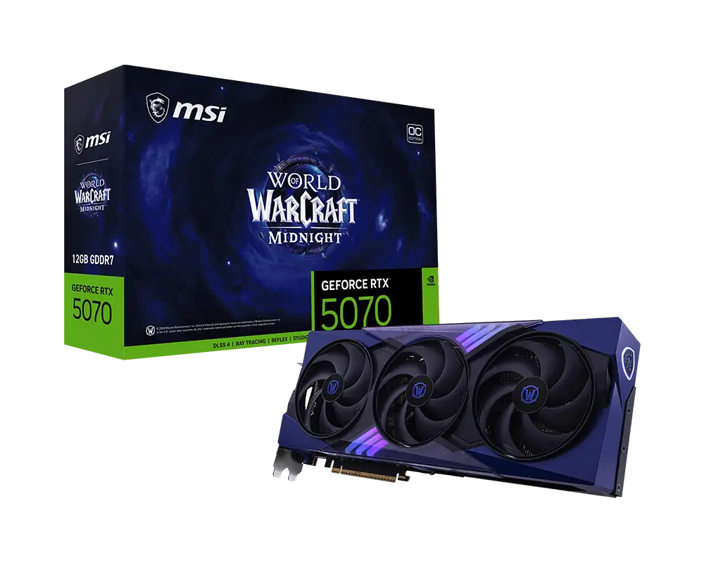 RTX 5070 12GB GDDR7 WoW Edition