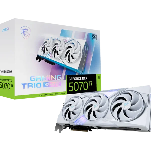 MSI RTX 5070 Ti GAMING TRIO OC WHITE