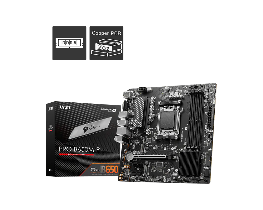 MSI PRO B650M-P Motherboard