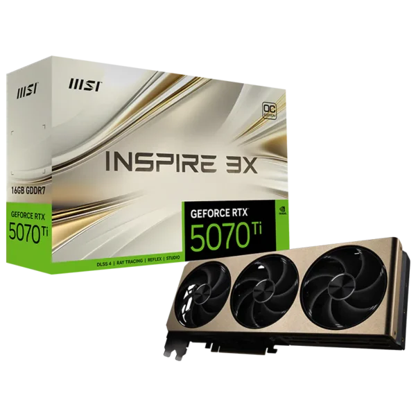 MSI RTX 5070 Ti INSPIRE 3X OC PLUS