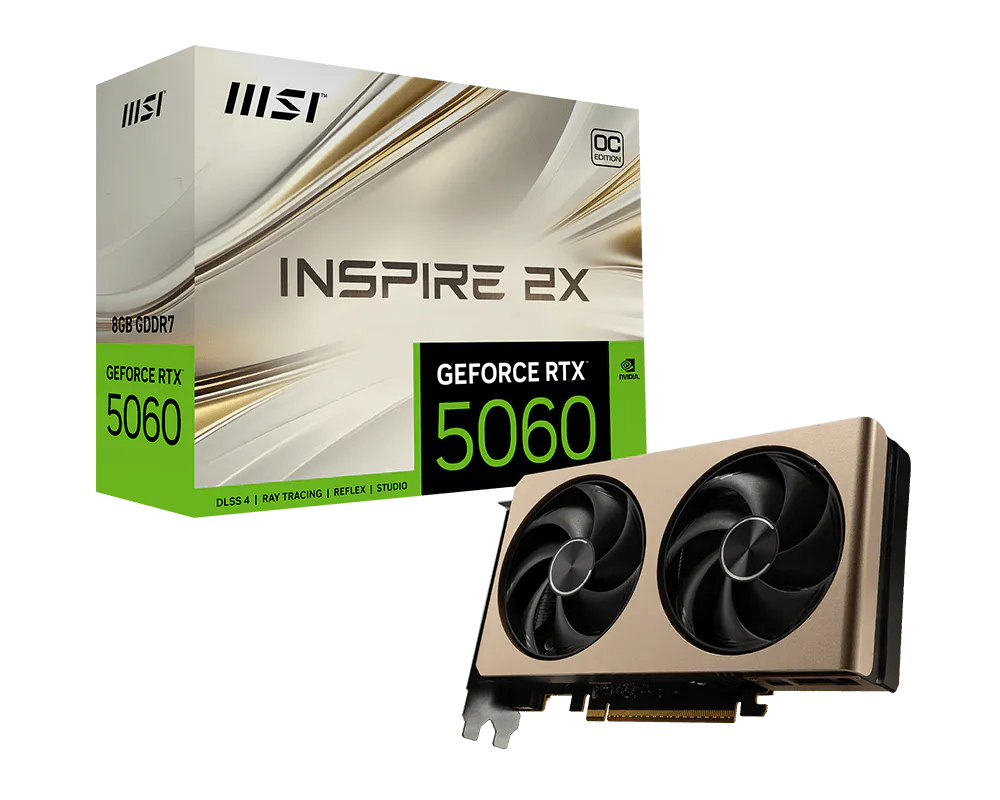 MSI RTX 5060 Inspire 2X OC 8GB