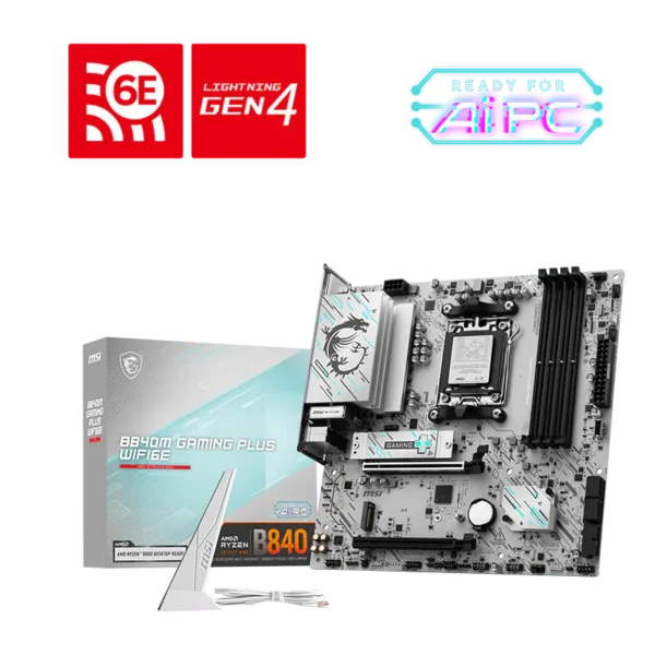 MSI B840M Gaming Plus WiFi6E Motherboard