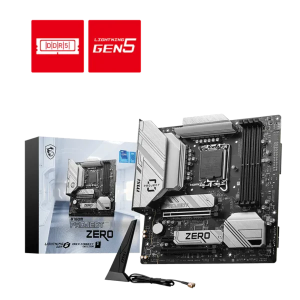 MSI B760M Project Zero Motherboard