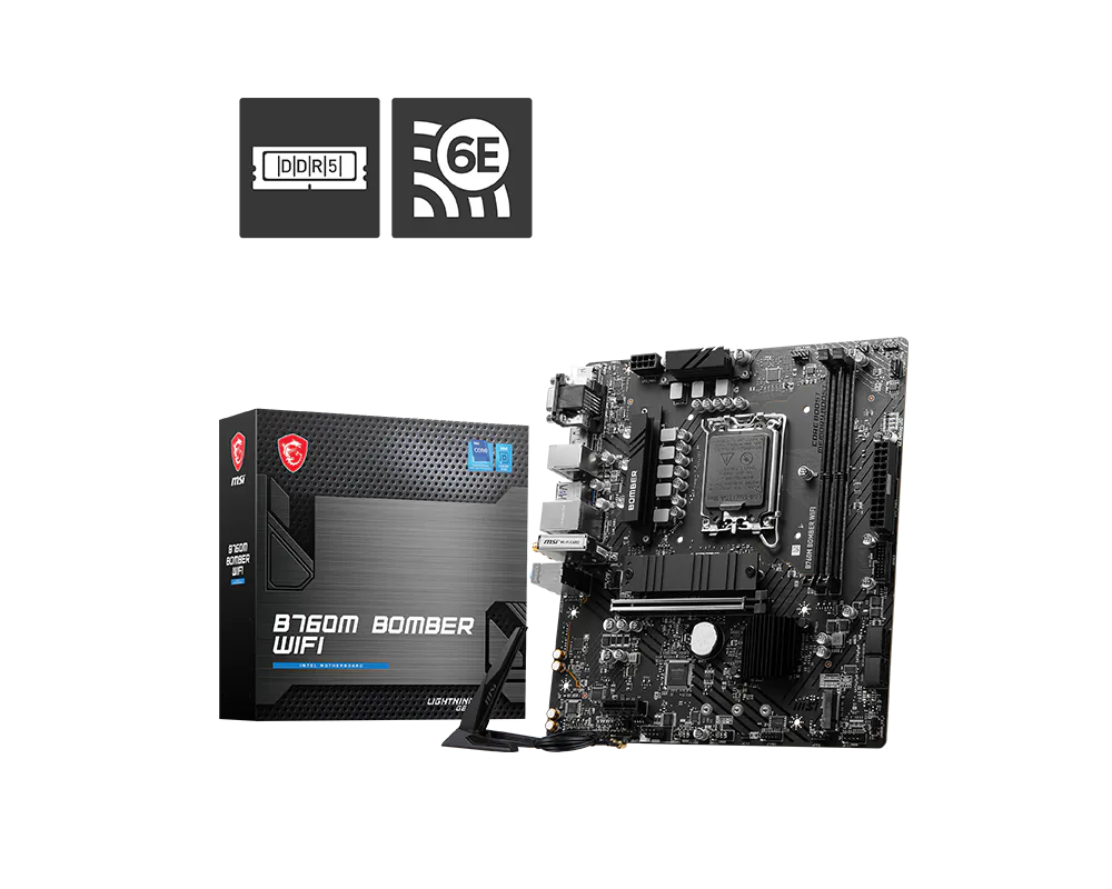 MSI B760M BOMBER WIFI Motherboard