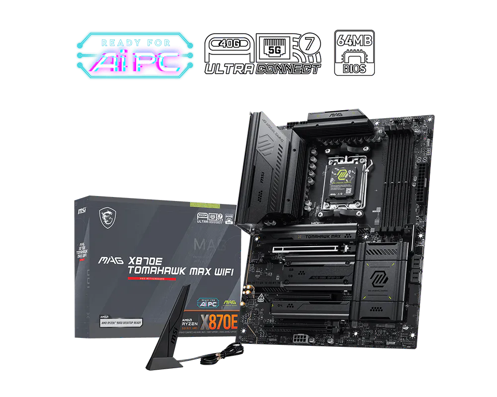 MSI MAG X870E TOMAHAWK MAX WIFI Motherboard