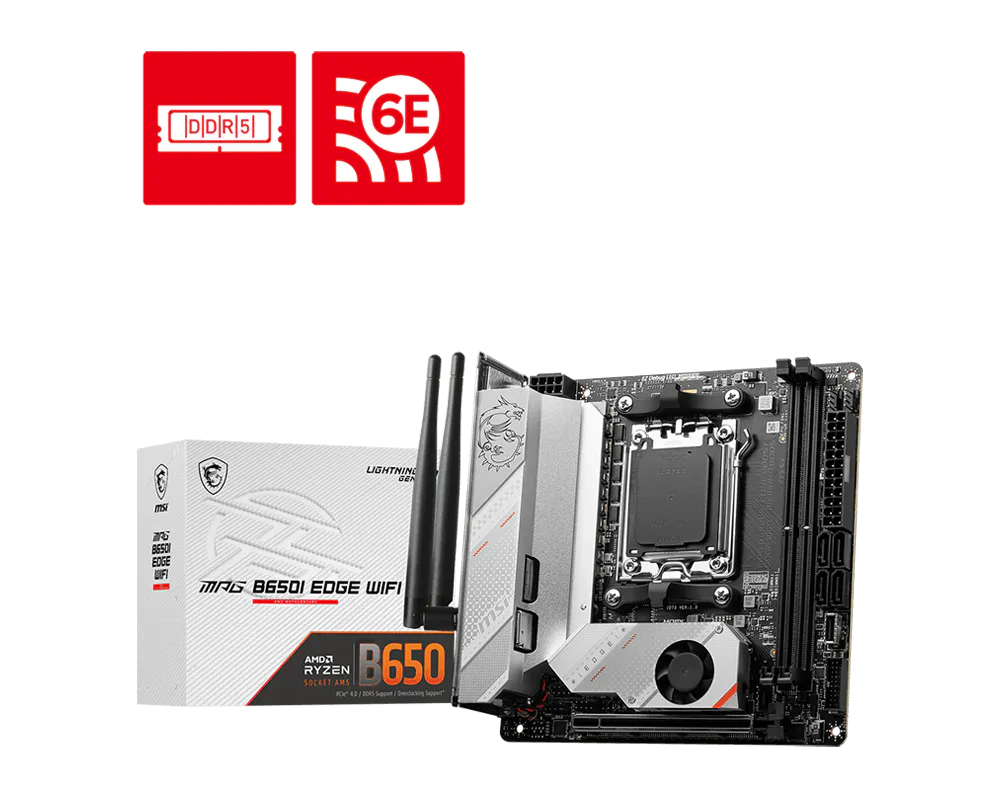 MSI MPG B650I EDGE WiFi Mini-ITX Motherboard