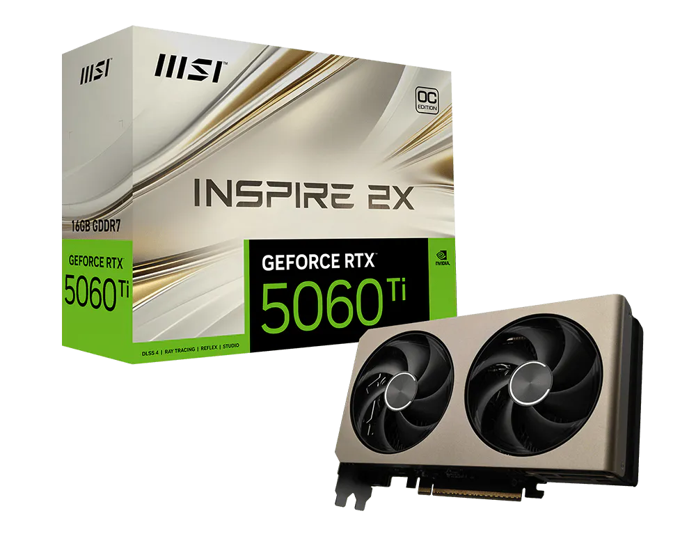 MSI RTX 5060 Ti Inspire 2X OC