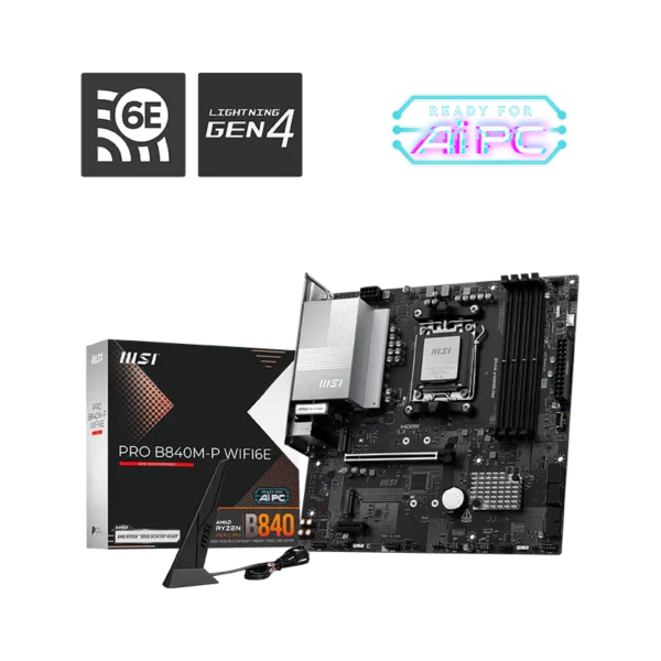 MSI PRO B840M-P WiFi6E Motherboard
