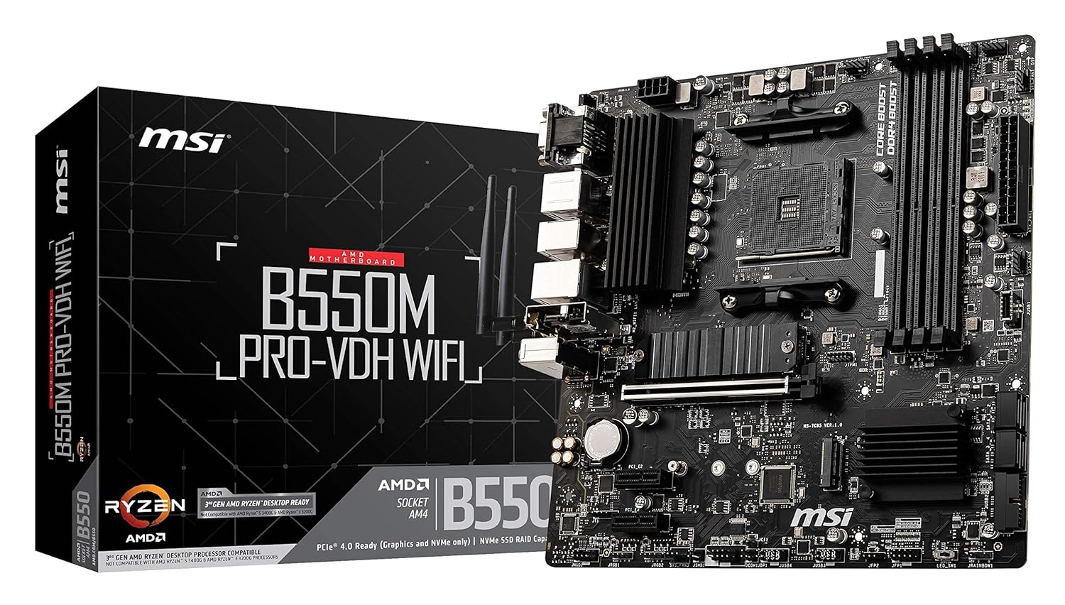 MSI B550M PRO-VDH WiFi Motherboard
