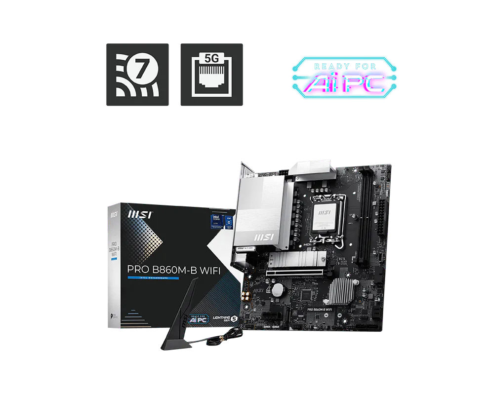 MSI PRO B860M-B WiFi Motherboard