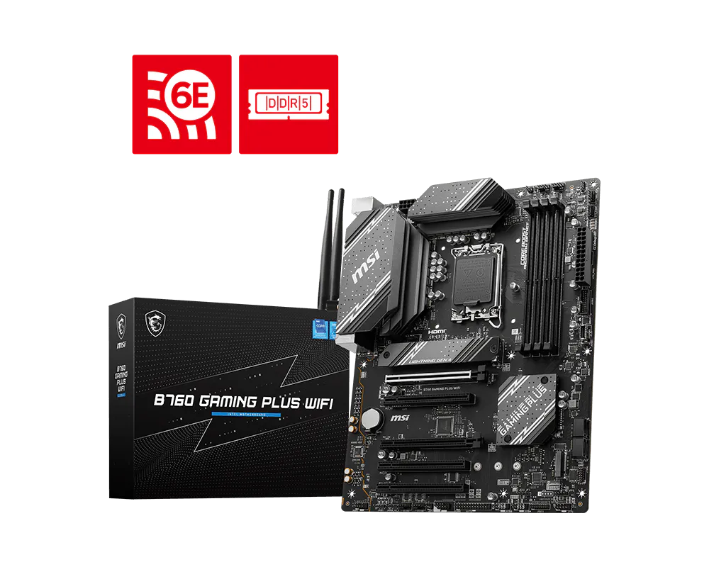 MSI B760 GAMING PLUS WIFI ATX Motherboard