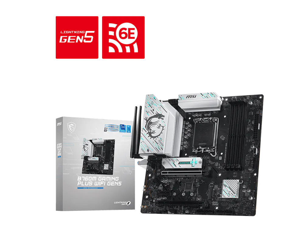 MSI B760M GAMING PLUS WIFI GEN5 Motherboard