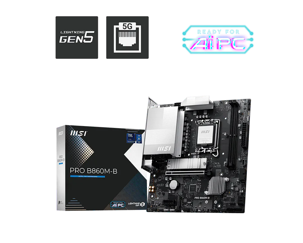 MSI PRO B860M-B Motherboard