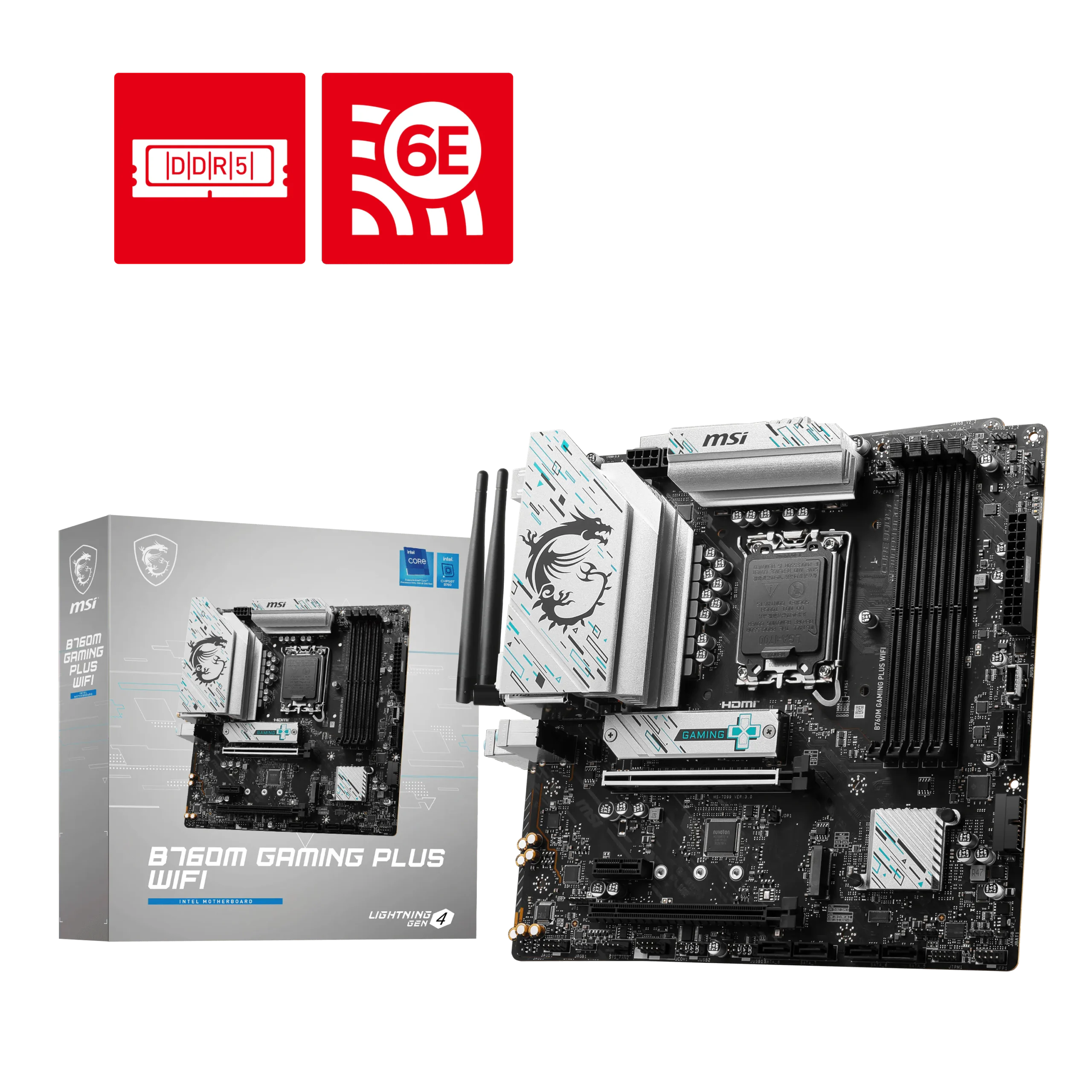 MSI B760M GAMING PLUS WIFI Motherboard