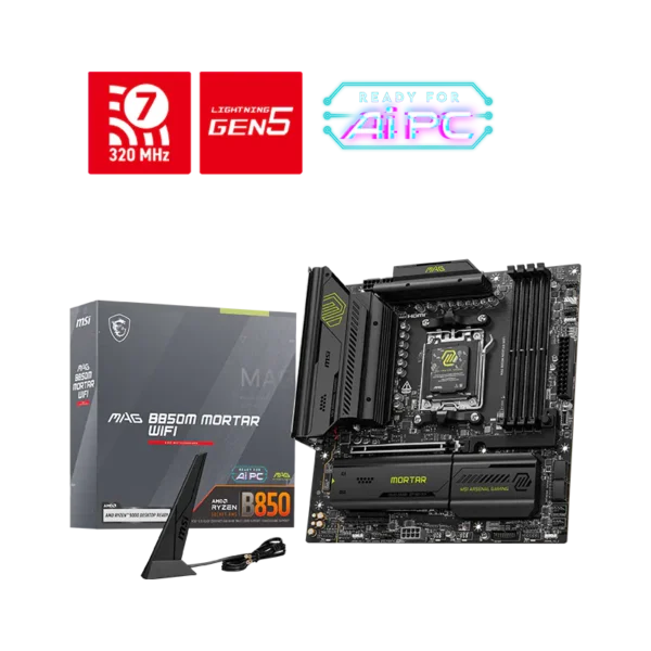 MSI MAG B850M MORTAR WIFI Motherboard