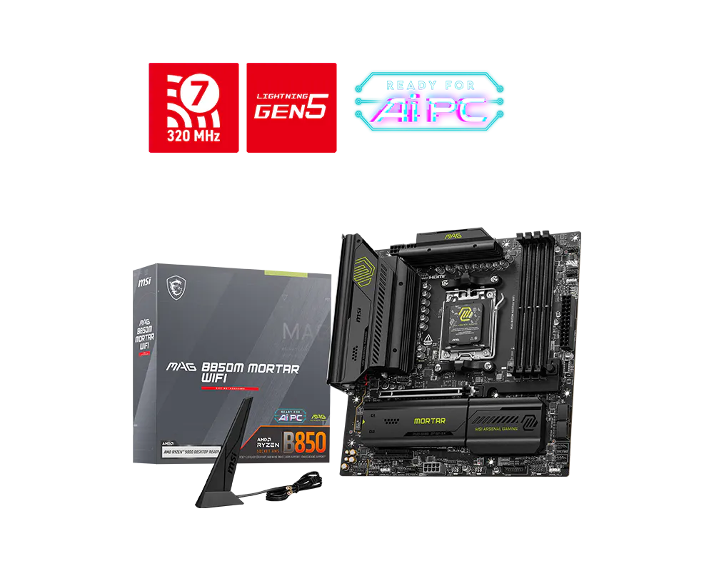 MSI MAG B850M MORTAR WIFI Motherboard