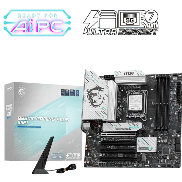 MSI B860M Gaming Plus WiFi Motherboard