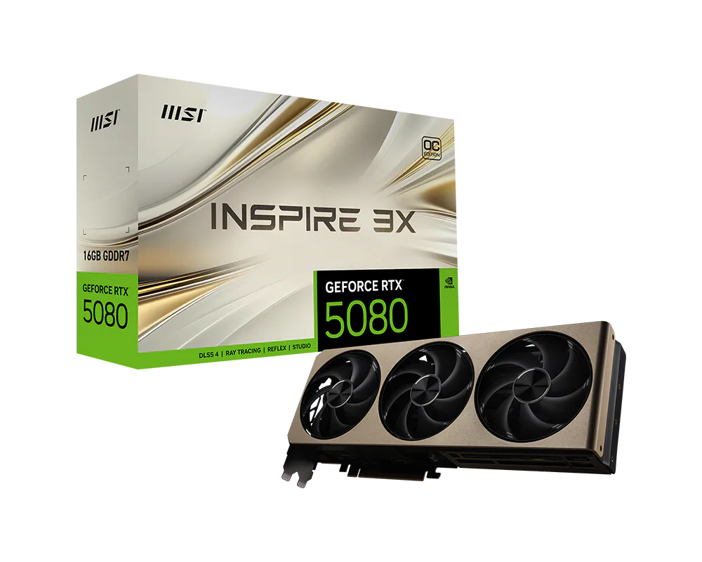 MSI RTX 5080 INSPIRE 3X OC