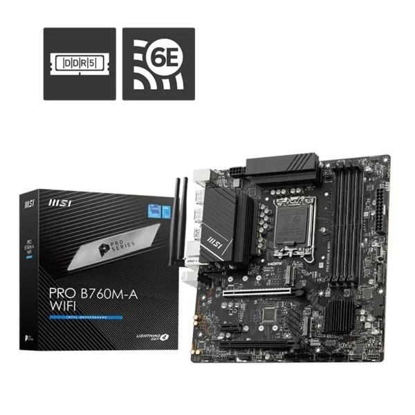 MSI PRO B760M-A WIFI Motherboard