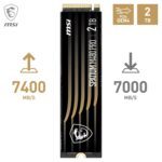 MSI SPATIUM M480 PRO 2TB NVMe SSD PCIe 4.0 High Speed Gen4 - Image 2