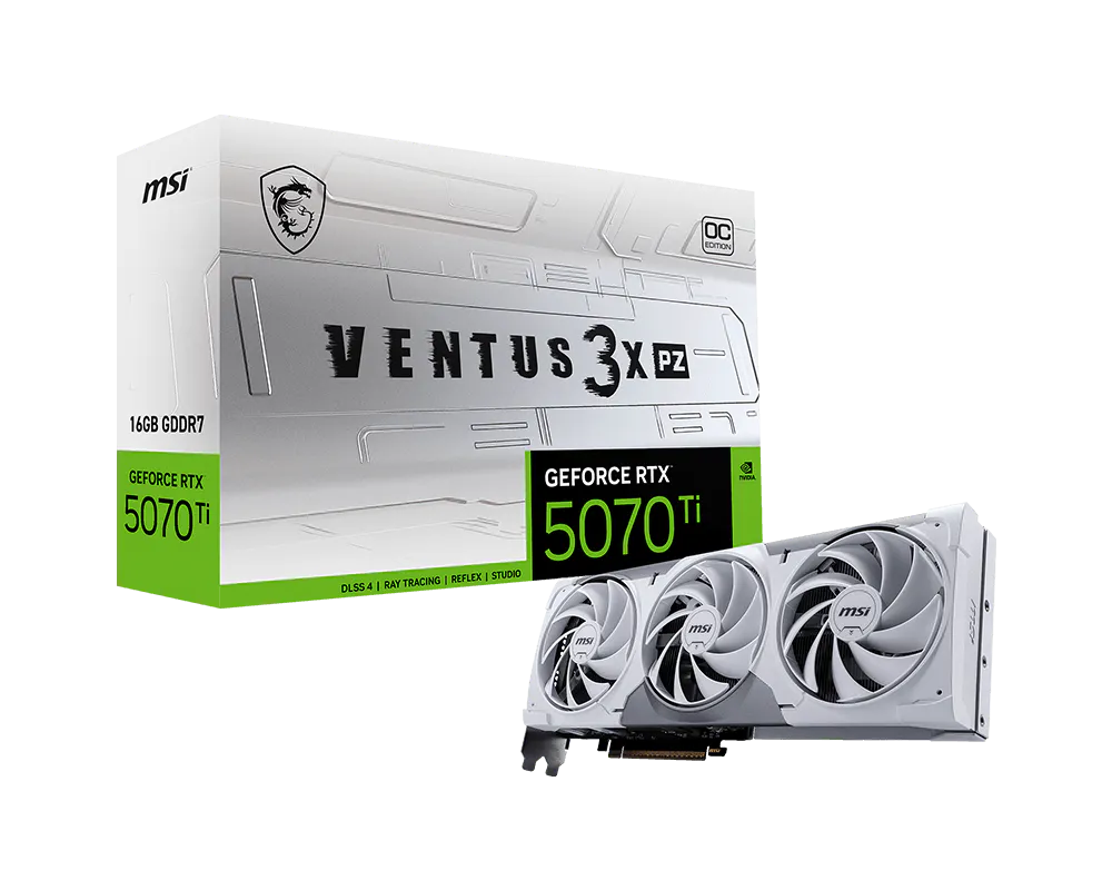 MSI RTX 5070 Ti VENTUS 3X PZ OC