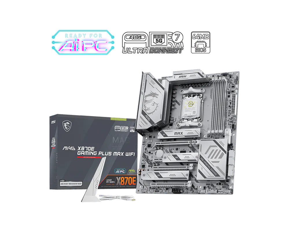 MSI MAG X870E GAMING PLUS MAX WIFI Motherboard