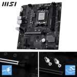 MSI PRO B840M-B Motherboard – AM5 DDR5 mATX Budget Gaming Board - Image 3