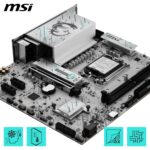MSI H810M Gaming WiFi6E Motherboard – DDR5 PCIe 5.0 mATX Gaming Board - Image 4