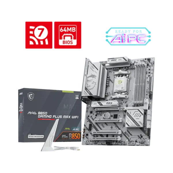 MSI Mainboard MAG B850 GAMING PLUS MAX WIFI