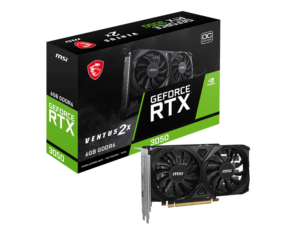 MSI RTX 3050 Ventus E 6GB