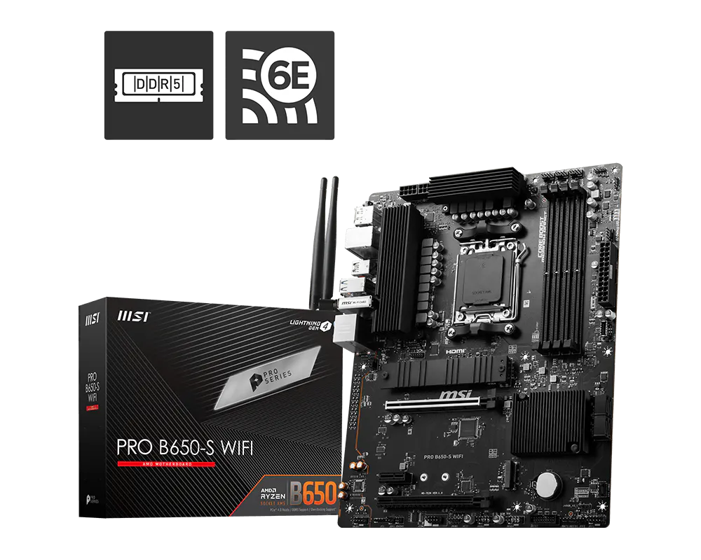 MSI PRO B650-S WiFi Motherboard