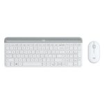 Logitech MK470 Slim Wireless Keyboard and Mouse Combo, Off-White