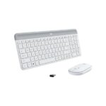Logitech MK470 Slim Wireless Keyboard and Mouse Combo, Off-White - Image 3