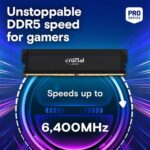 Crucial Pro OC 16GB 6400MHz CL38 DDR5 RAM - Image 2