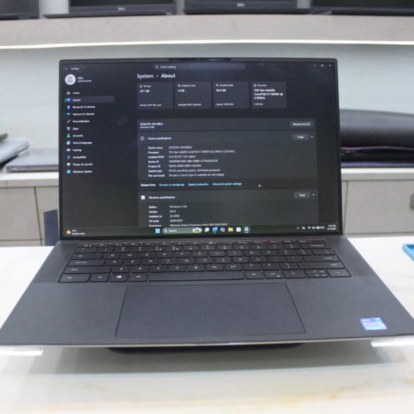 DELL PRECISION 5560 | Intel Core i7 11th Gen H-Series | 16GB RAM | 512GB NVMe SSD | Quadro T1200 4GB Graphics | 15.6" 4K Display | Refurbished Workstation Laptop