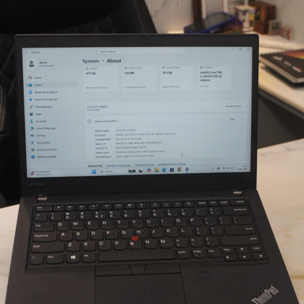 LENOVO THINKPAD T14 | Intel Core i7 10th Gen | 16GB RAM | 512GB NVMe SSD | 14" Touchscreen Display | Refurbished Laptop